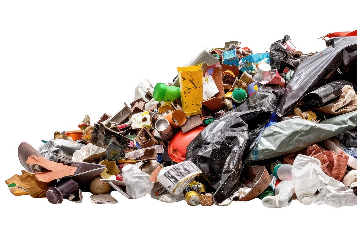 Tas de déchets